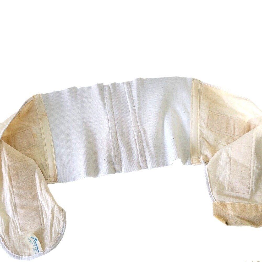 STC Vintage Back Support Brace No. 595 One Size Adjustable Hook & Eye